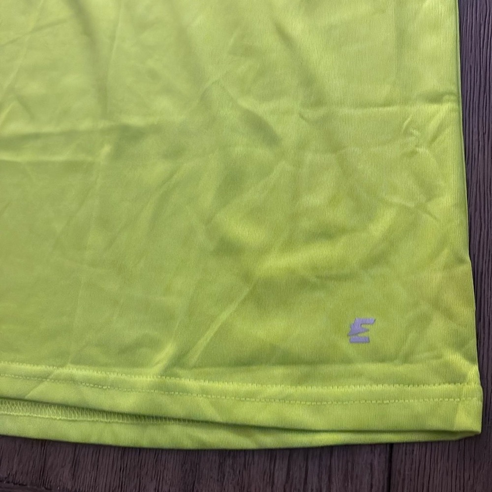 NEW [Eastbay] Gymtech Performance Athletic Shirt, Lime, Youth M 10/12 or L 14/16 - Picture 6 of 11